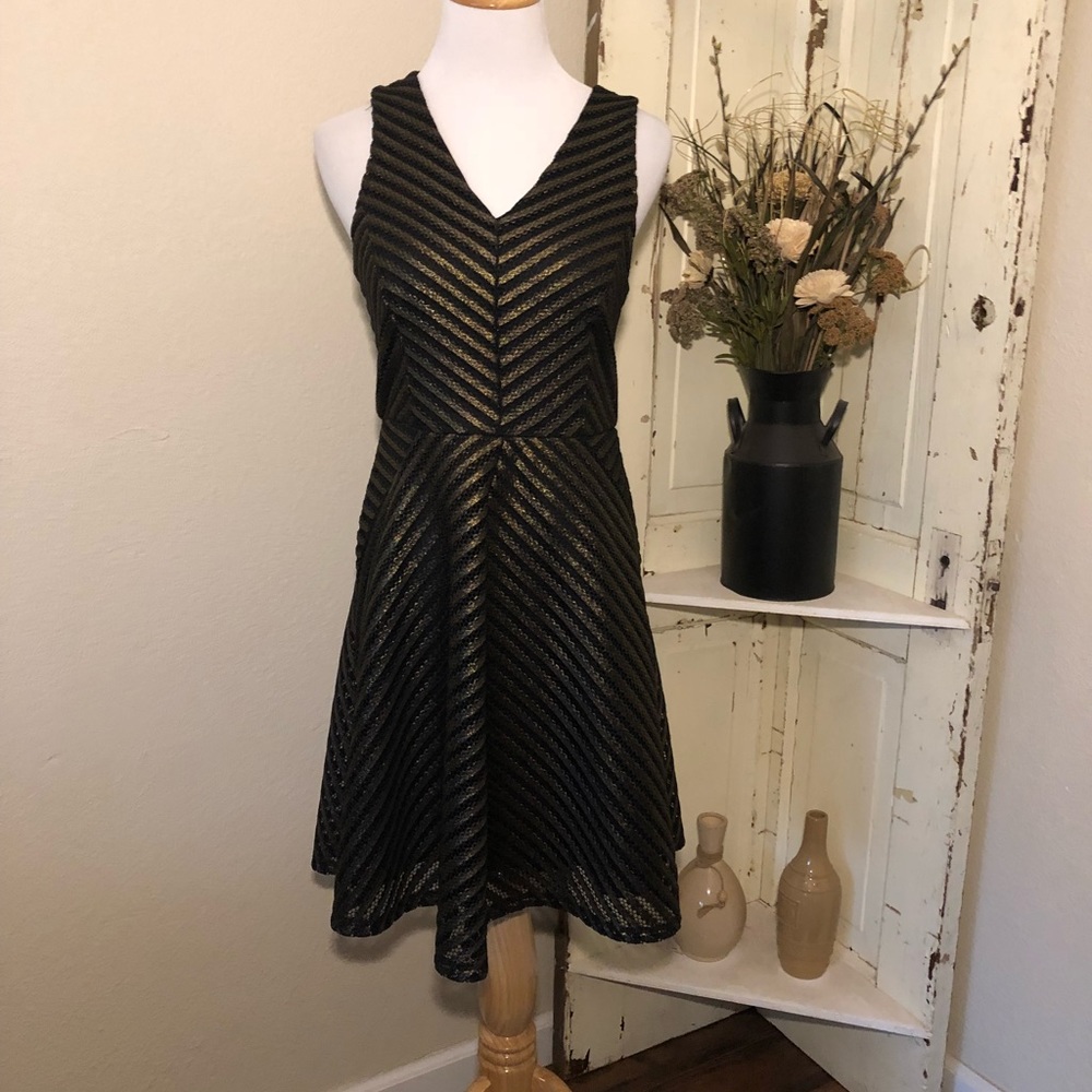 ⭐️Mossimo Black and Gold Dress